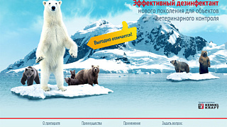 Landing Page дезинфектанта «Кемицид»